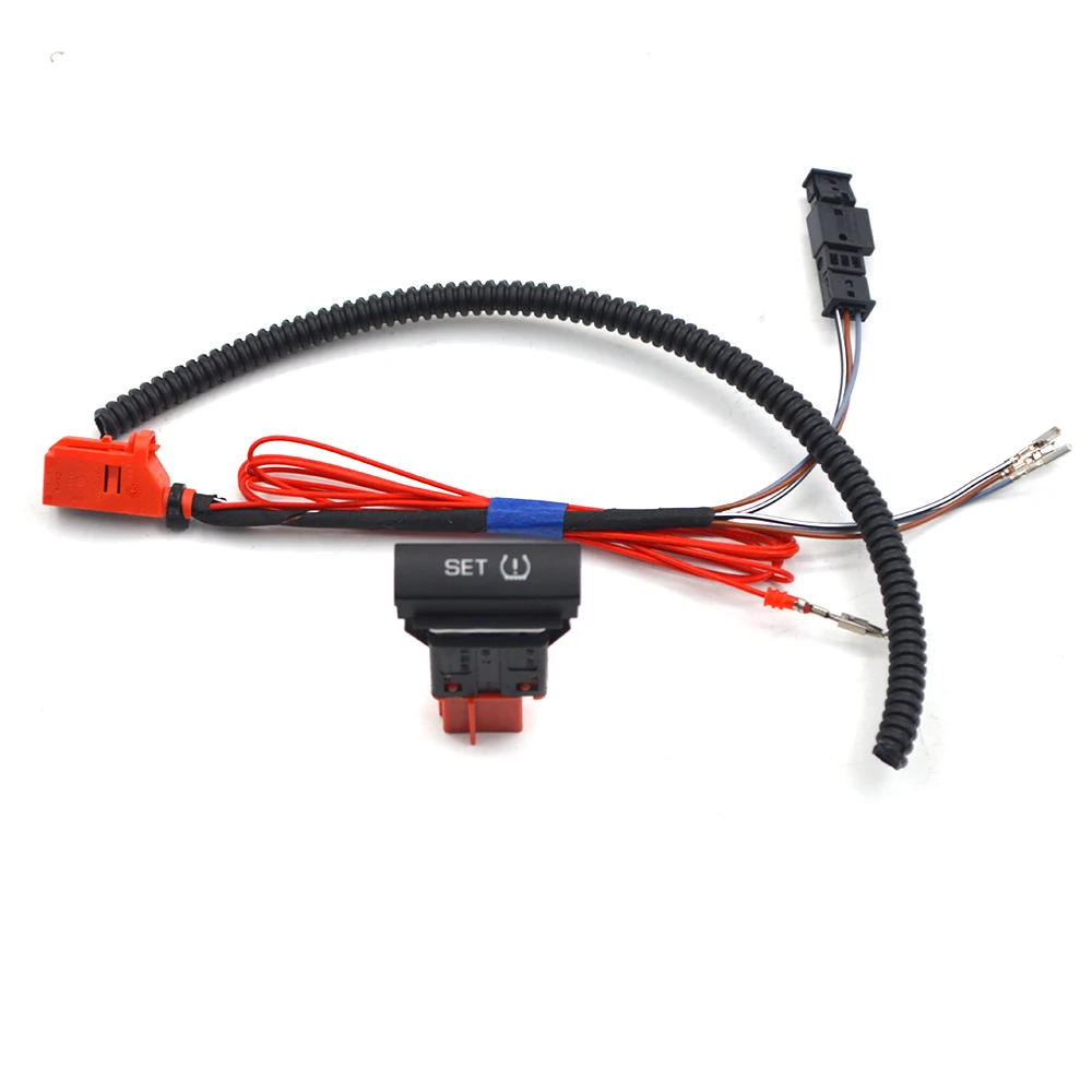 

1ZD 927 127 1ZD 927127 SWIEES новая кнопка переключения предупреждения давления в шинах TPMS с комплектом жгутов для Octavia 1ZD 927 127 1ZD 927127