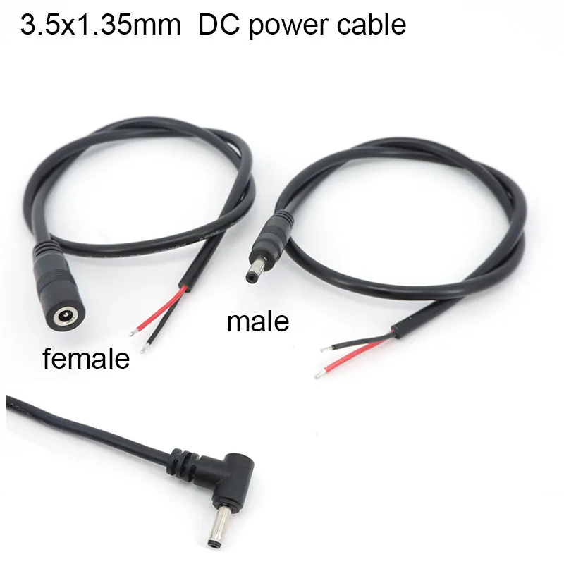 1 м 2-контактный разъем постоянного тока 3 5 мм x 35 папа-мама Кабель 22AWG 3A Удлинитель