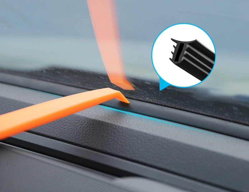 

Для Chery Arrizo 8 2022-2025 автомобильный Стайлинг звукоизоляционная полоса центрального управления резиновая уплотнительная лента автоаксессуары