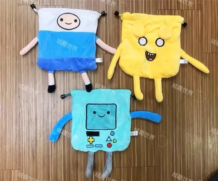 Новые милые приключения времени Финн и Джейк детские плюшевые мягкие сумки на