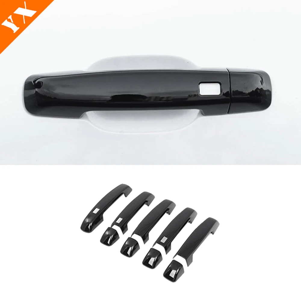 

Аксессуары для Gwm Tank 500 Great Wall 2022-2023, Черная защитная крышка дверной ручки автомобиля, крышка рамы дверной ручки, декоративная отделка, наклейка