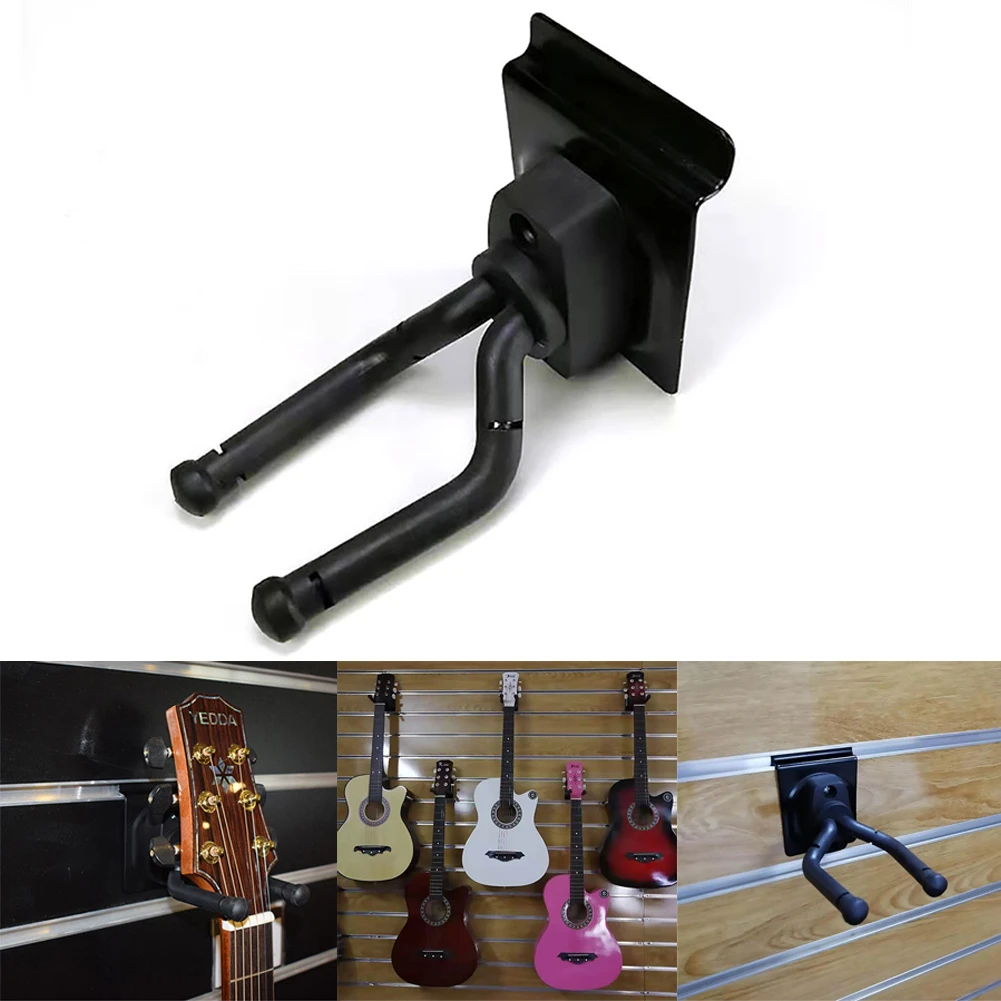 

1Pcs Guitar Holder Wall Mount Stand Soporte Guitarra Parts And Accessories Home Instrument Display Guitars Hook Wall Hangers