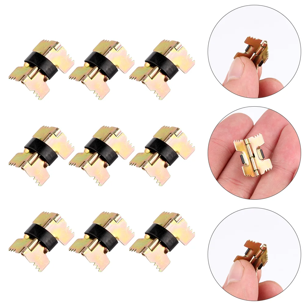 50 шт. шкатулки для драгоценностей четыре петли металлические мини-петли железный