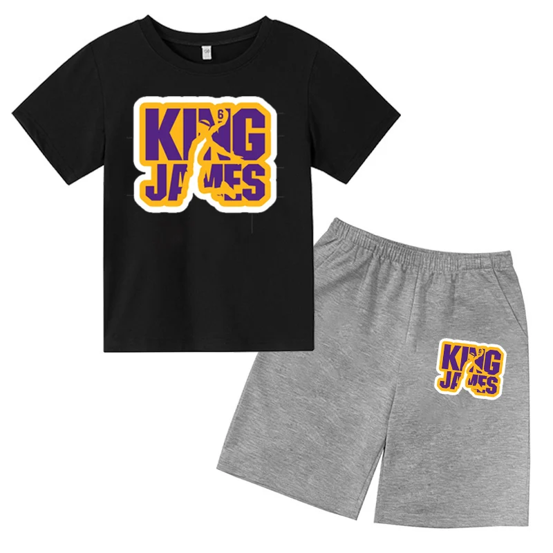 

23 Basketball Suit 4-12Y Boys T-shirt Suit Print Clothes Girls Boy 3D Sports Basketball Children Summer Clothing Kids Tshirt Top