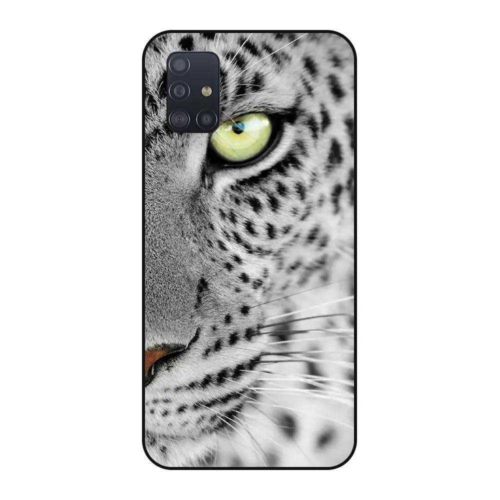 Для Galaxy A51 разумная цена собаки мягкий ТПУ Модный Оригинальный для черный
