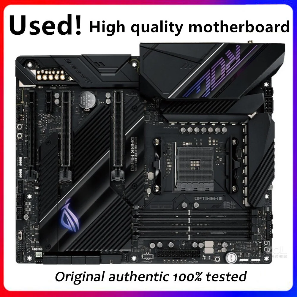 Используется для ASUS ROG CROSSHAIR VIII DARK HERO C8DH материнская плата Socket AM4 AMD X570 оригинальная