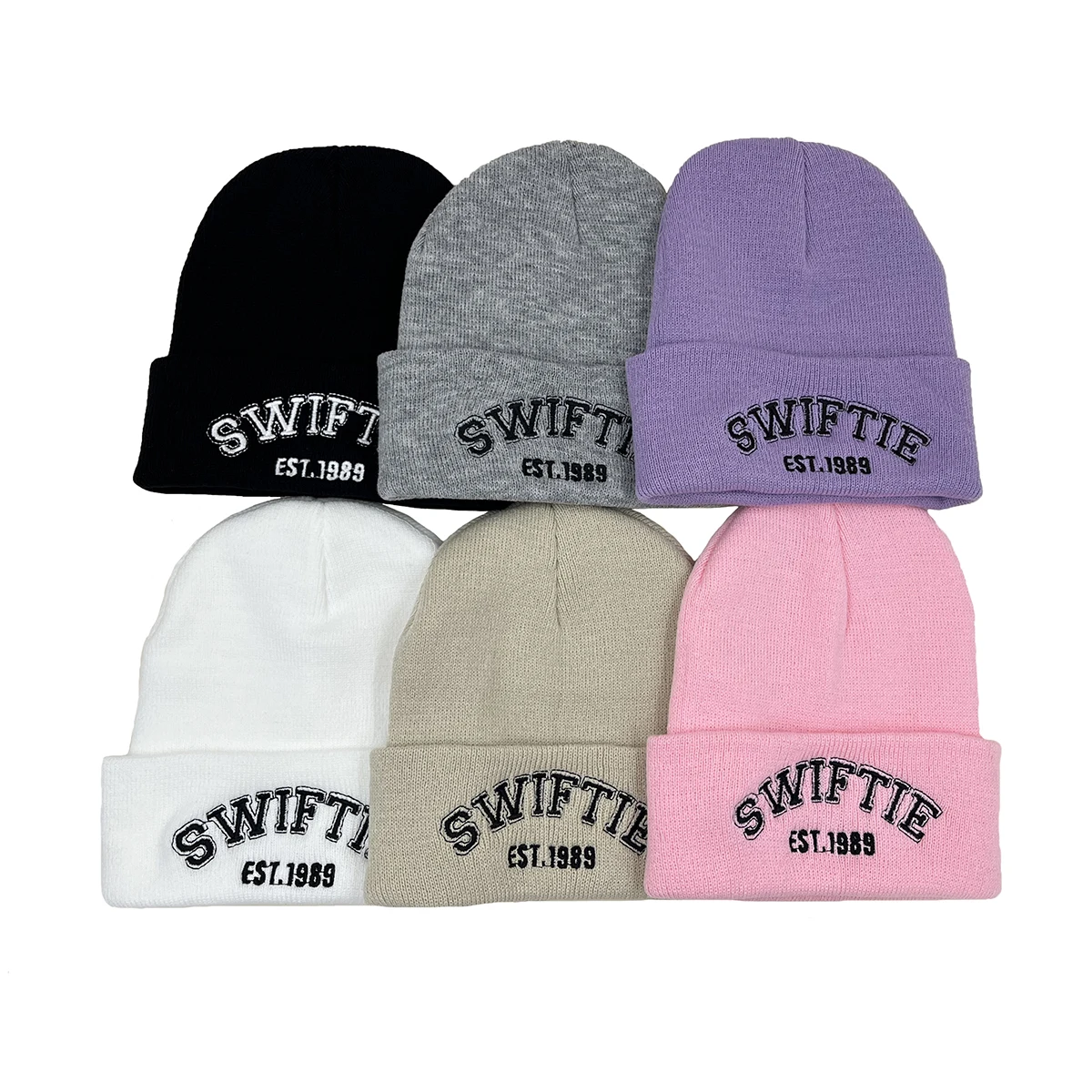 SWIFTIE EST 1989 г. осенне-зимняя мужская и женская шапка с вышивкой уличная теплая