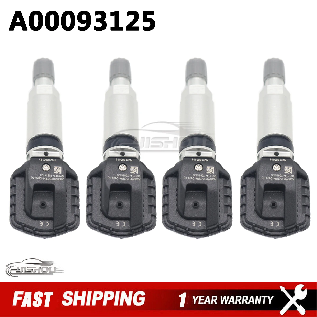 Датчик давления в автомобильных шинах A 00093125 TPMS для BAIC BJEV EU5 2021-2024 EU7 2019-2023 Beijing RUBIK