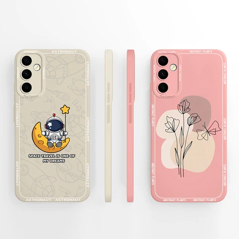 Мягкий противоударный чехол из жидкого силикона для Samsung A34