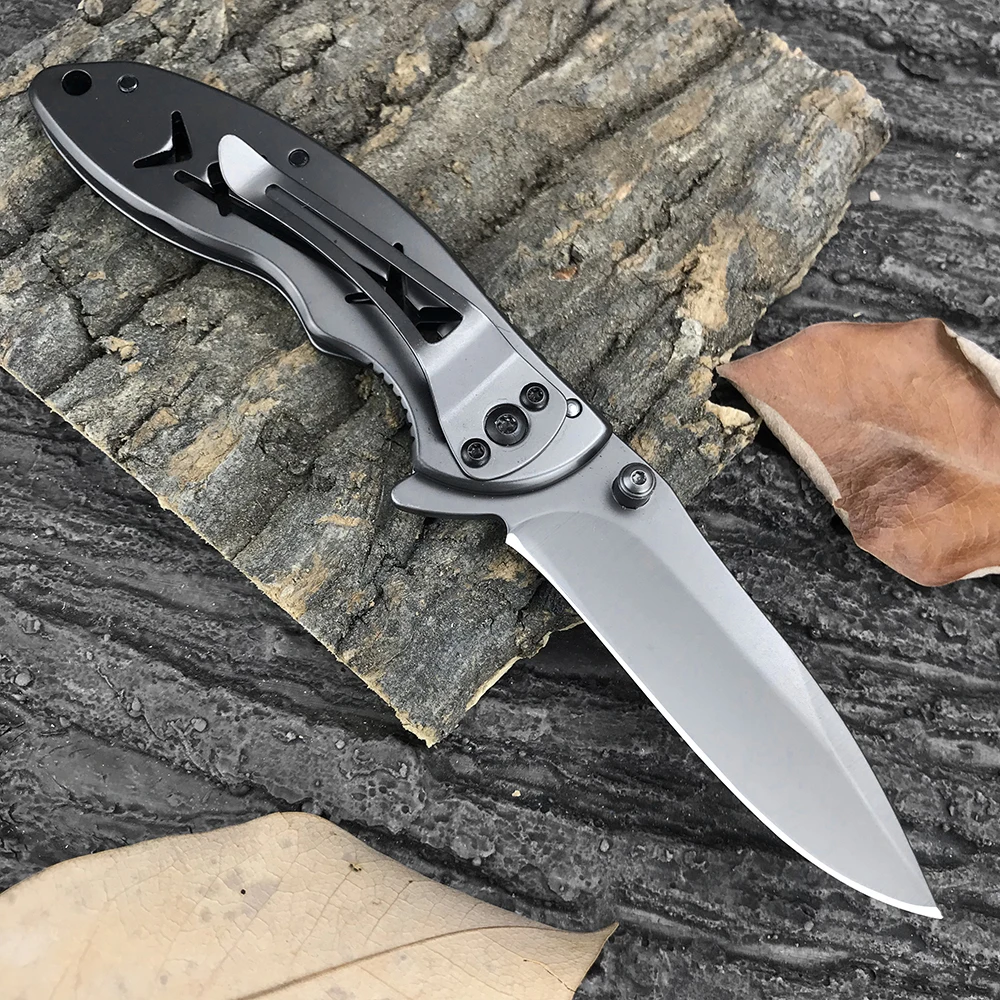 

440C GB Folding Knife with Butterfly on the Blade Outdoor Hunting Tactical Rescue Knife Outdoor Utility Pocket Fruit Knives