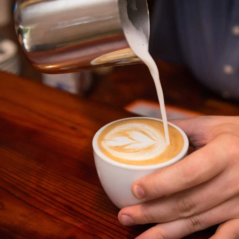 Кувшин для вспенивания молока из нержавеющей стали кувшин чашка с цветком