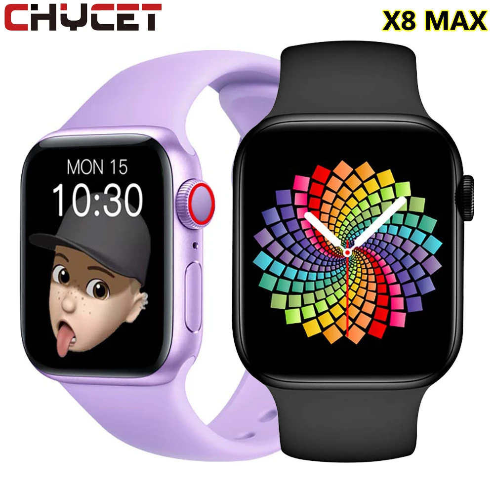 

Смарт-часы CHYCET для мужчин и женщин, 2022 Оригинальные спортивные Смарт-часы X8 Max, монитор сна и сердечного ритма, часы IWO для IOS, Android, Xiaomi