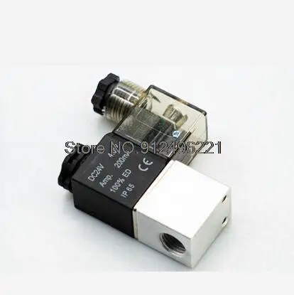 Пневматический электромагнитный воздушный клапан 2V025-08 2-позиционный 2-ходовой