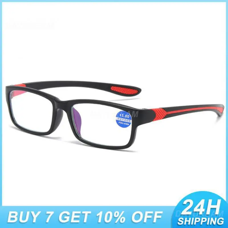 

Очки TR90 для чтения с защитой от голубого света для мужчин и женщин, Рецептурные очки для близорукости, модные удобные очки для пожилых людей