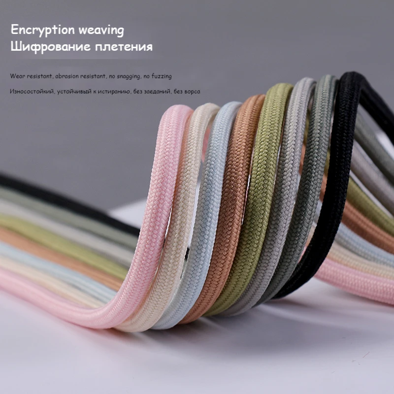 New 2022 Round Shoelaces Classic For Yezy 350 700 Sports Martin Boot Shoeslace Sneaker Shoe Laces Strings 20colors