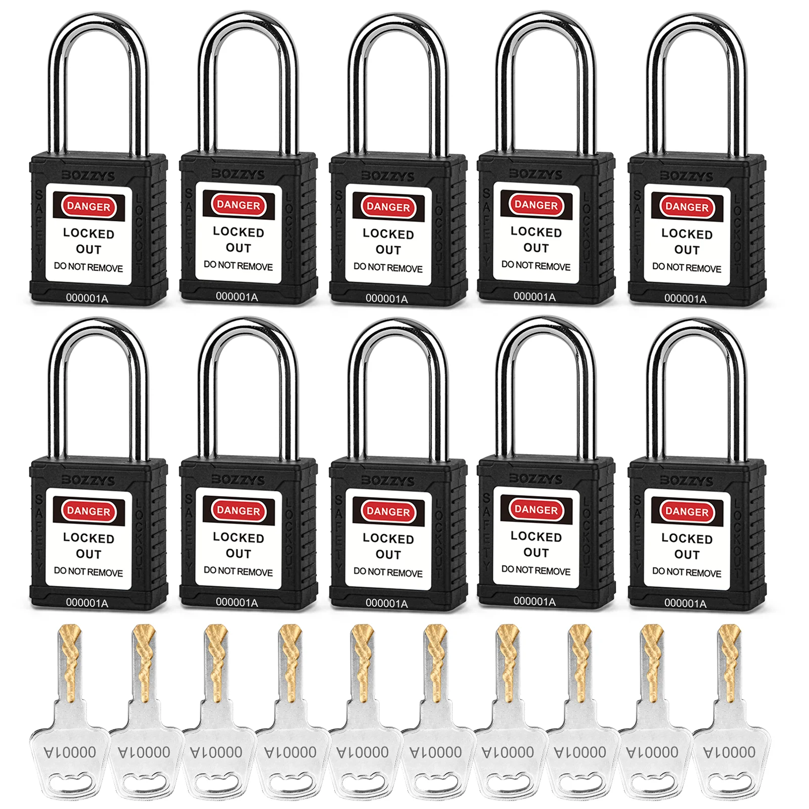 

BOZZYS Нейлоновые замки с блокировкой Tagout