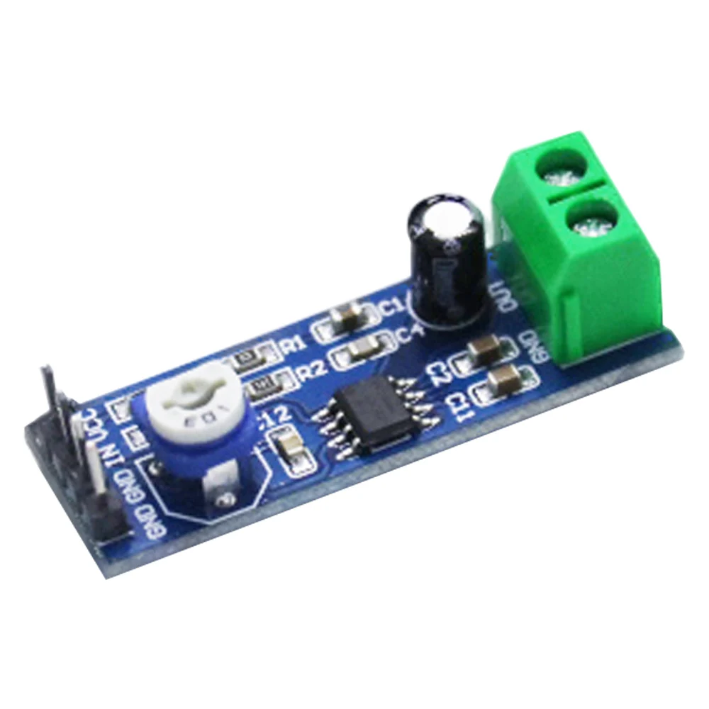 

5 шт., 200 Φ 5V-12V LM386, модуль усилителя звука, регулируемое сопротивление