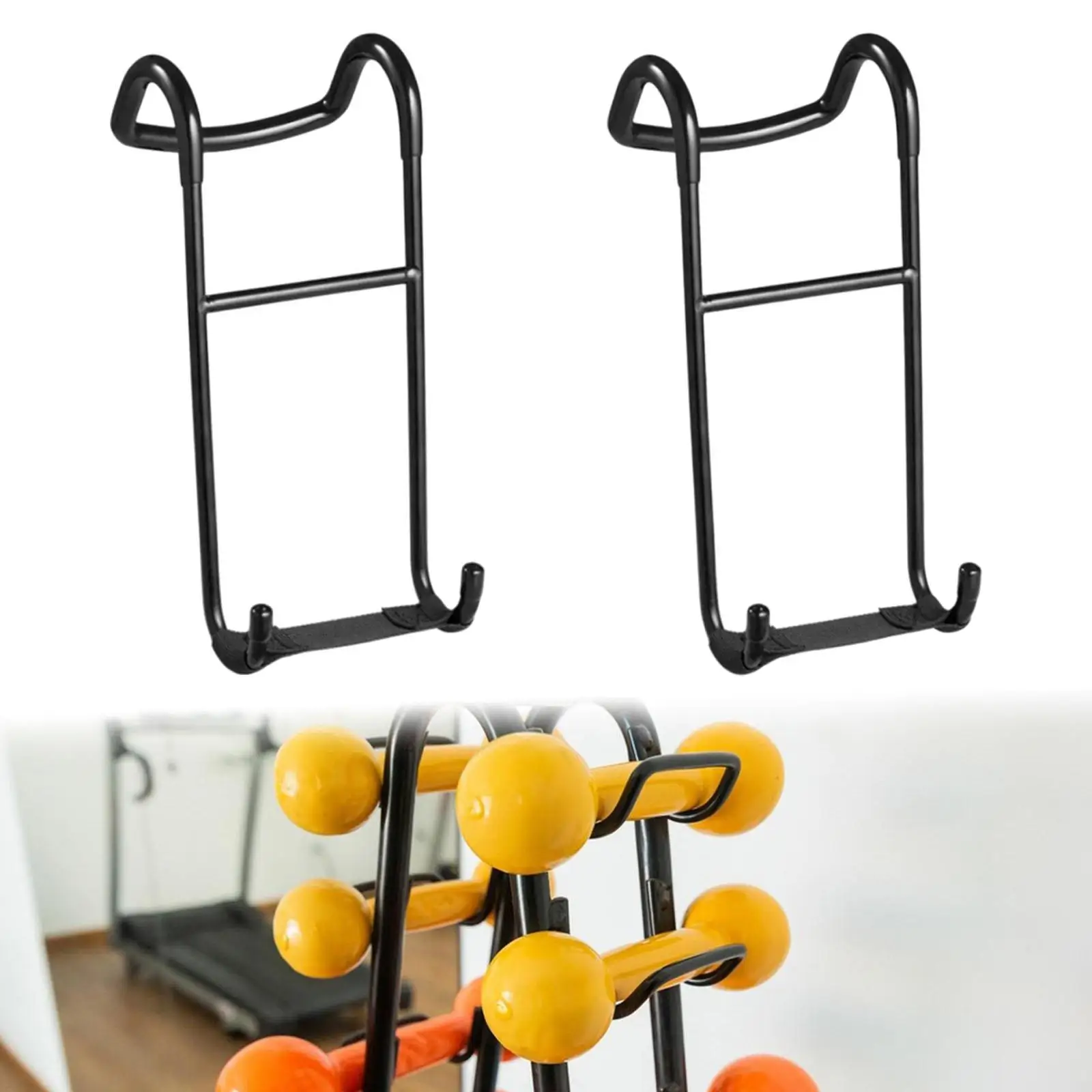 2 крючка для гантелей крепление штанги жима крючки ручки тренировок на груди и