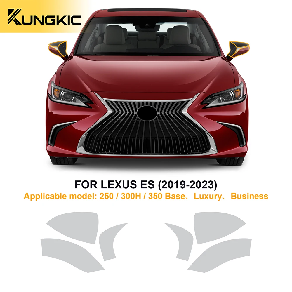 KUNGKIC ТПУ автомобильная фара пленка для Lexus ES 250 300H 350 2019-2023 прозрачный комплект