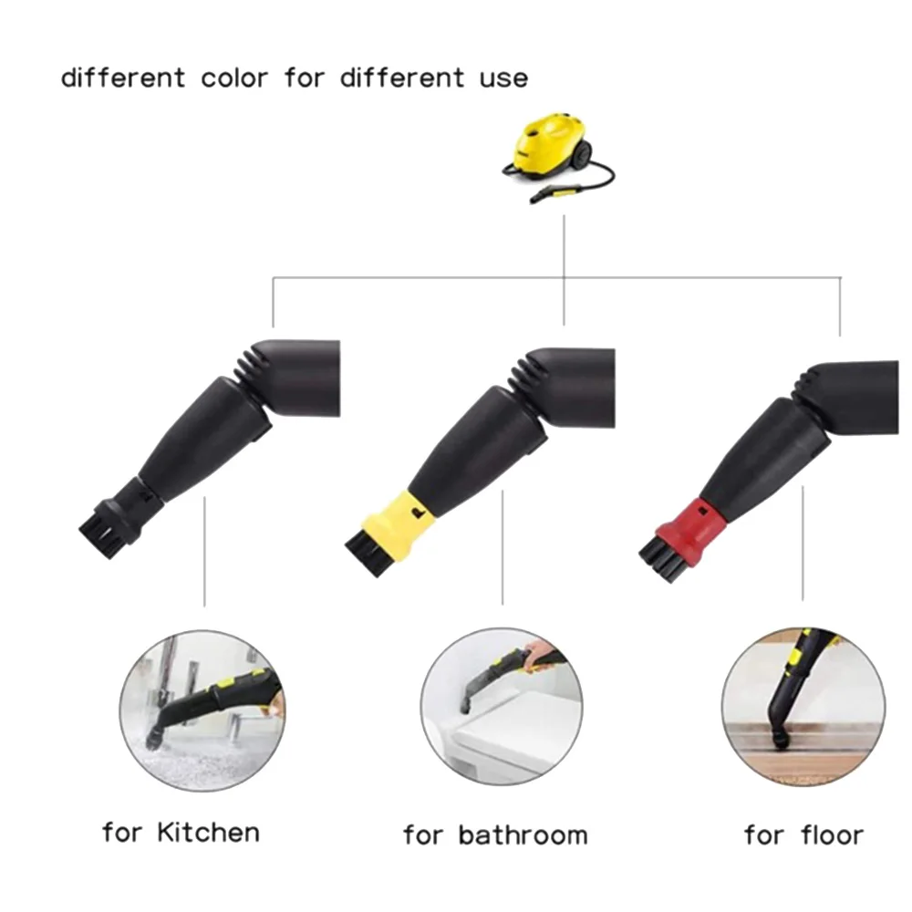 3 шт. накладки из хлопчатобумажной махровой ткани + нейлоновых круглых щетки для