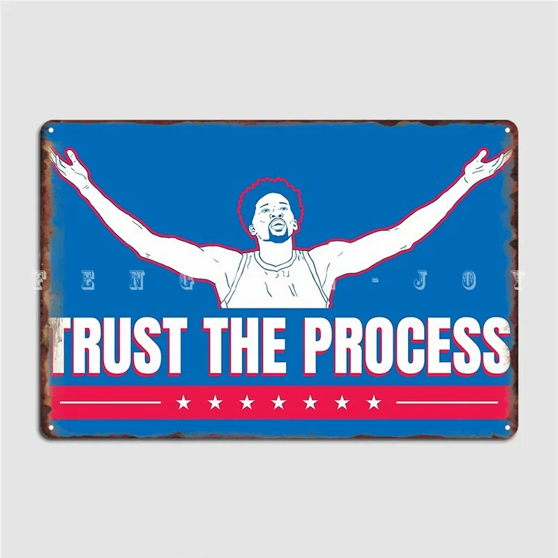 

Надпись «Trust The Process 2», металлический знак, клувечерние, клубный бар, Забавный Настенный декор, оловянные плакаты