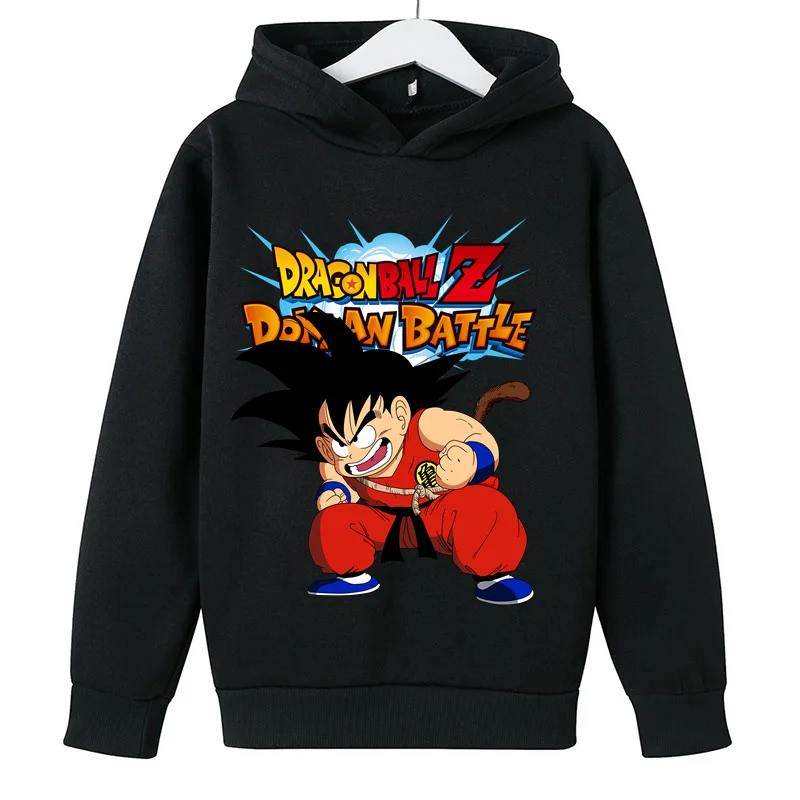

Dragon- Ballz Hoodies Autumn Cartoon Children's Long Sleeve Goku Sweatshirt For Boys Girls Kids Baby Tops Clothing Print Clothes