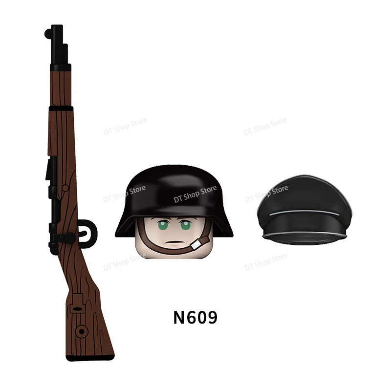 N605-N611 солдаты MOC фигурку строительные блоки творческие персонажи оружие