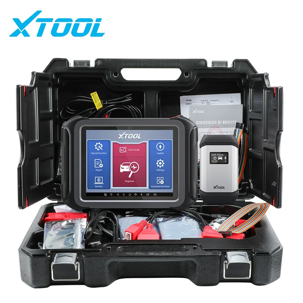 Автомобильный сканер XTOOL D9PRO OBD2 для онлайн-кодирования, активный тест, профессиональная диагностика автомобиля, инструменты программирования ключей IMMO