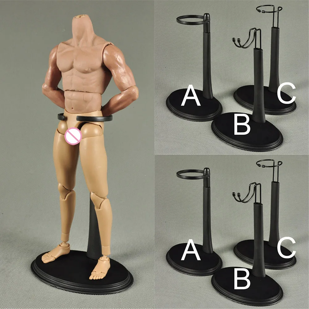 

1/6 Solider Waist Platform Waist Doll Stands Display Holder Mannequin Model For 12" Action Figure Model