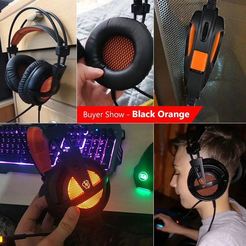SADES G7 Высокопроизводительные 7.1 Наушники с USB для ПК Deep Bass Игровые наушники