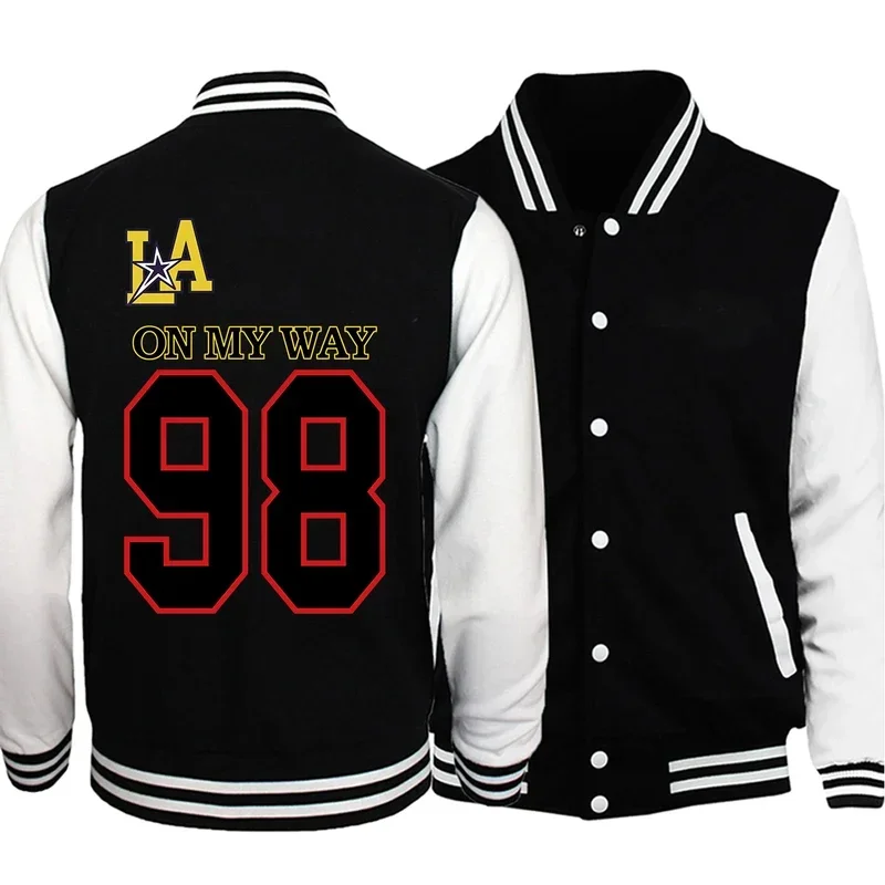 Мужская бейсбольная куртка с надписью NEW YORK Street Повседневная Свободная большого