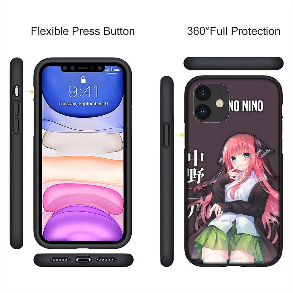 Чехол для телефона The Quintessential Quintuplets Itsuki Nakano Apple iPhone 16 15 14 13 12 11 Pro Max 6 6s Plus + SE 16+ Case
