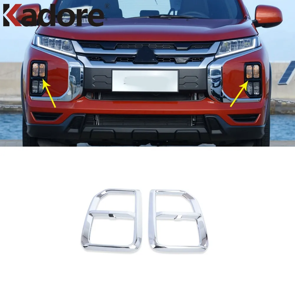 

For Mitsubishi RVR/ASX/Outlander Sport ES 2020 2021 ABS Chrome Front Fog Light Cover Trim Car Styling Auto Exterior Accessories