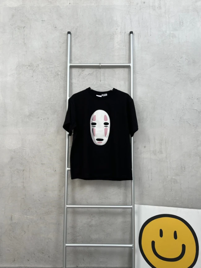 Футболка с вышивкой и открытыми плечами для мужчин женщин Классическая