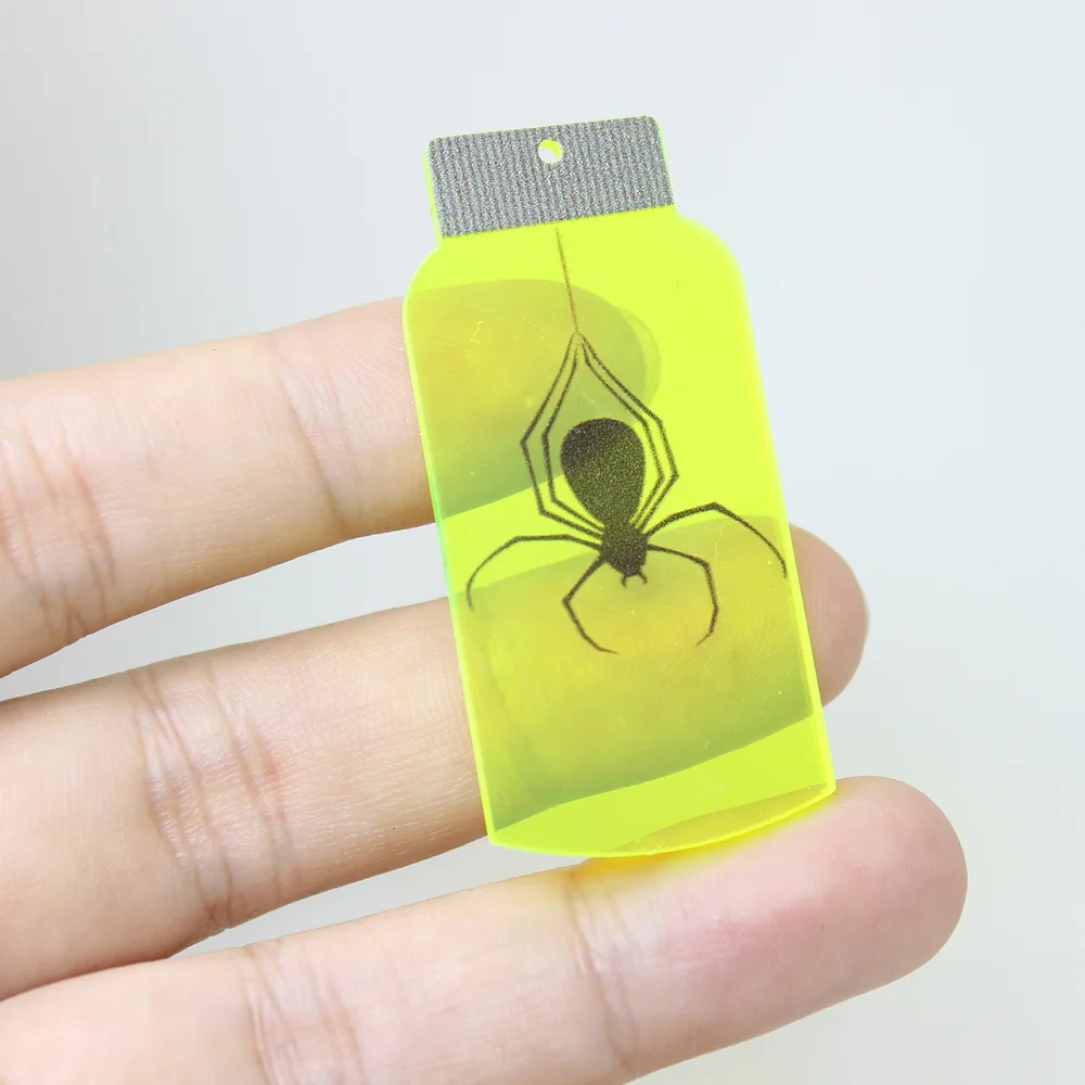 10 шт./Лот подвеска на Хэллоуин Флуоресцентная акриловая в виде призрака скелета