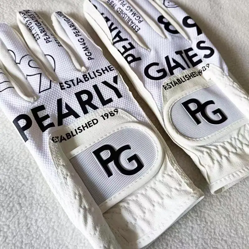 Golf gloves women lady cute show fingernail both hands