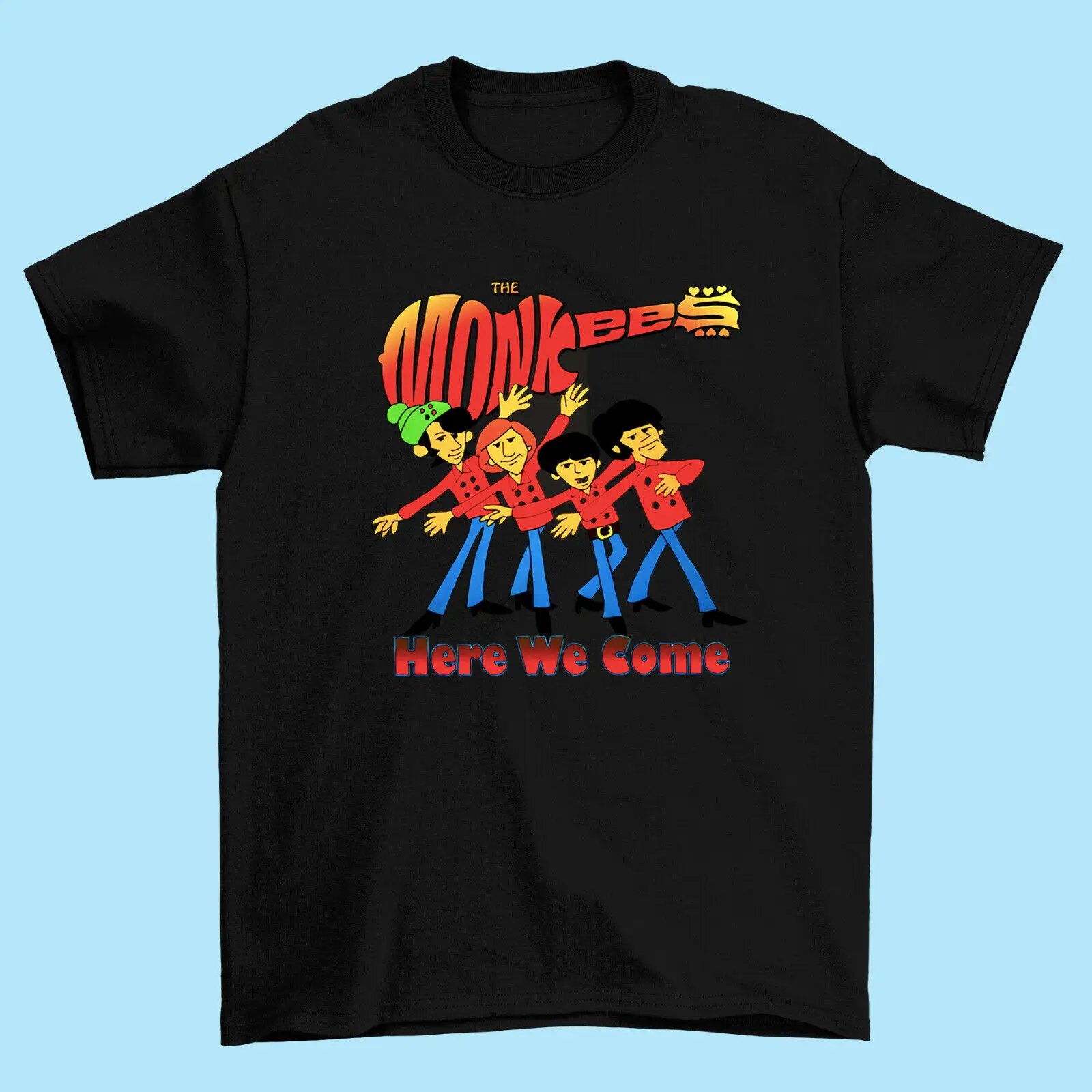 

Funny The Monkees Band Here We Come T Shirt Funny Vintage Gift Men Women