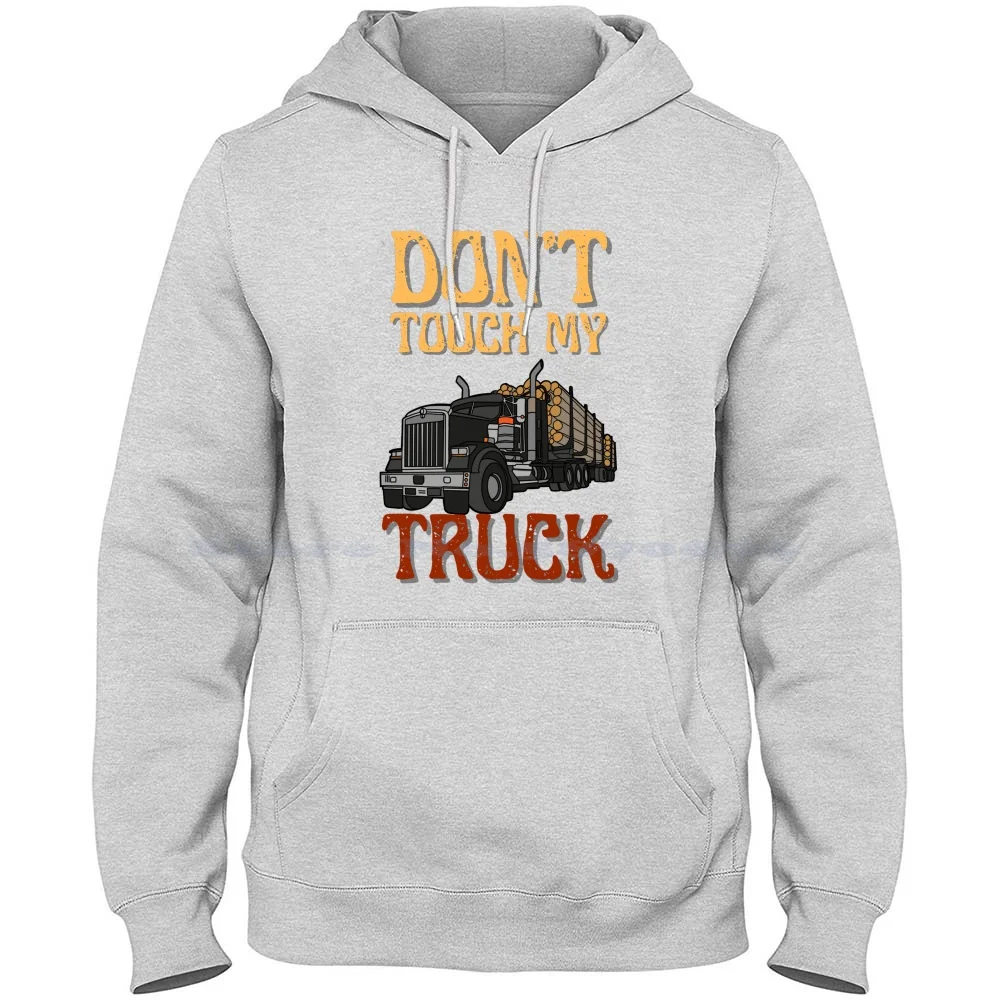 Толстовка с надписью Don't Touch My Truck 100% хлопок