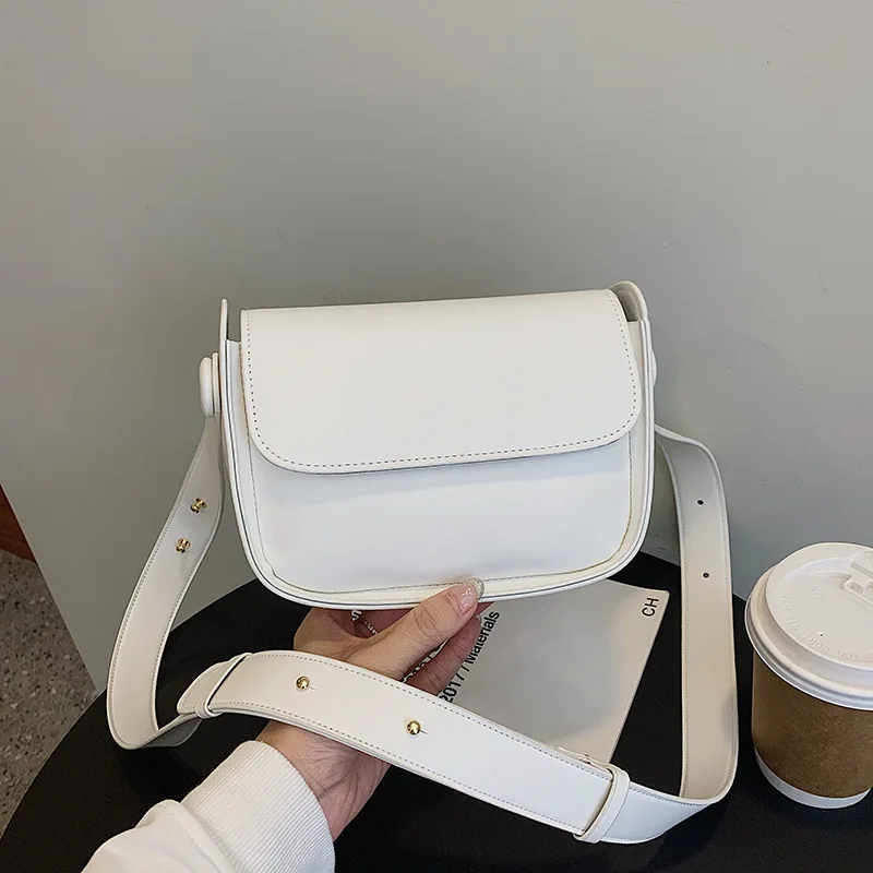 

2023 Trendy Solid Crossbody Bags Small Design Women's Shoulder Bag Pu Leather Fashion Handbags Women Bags