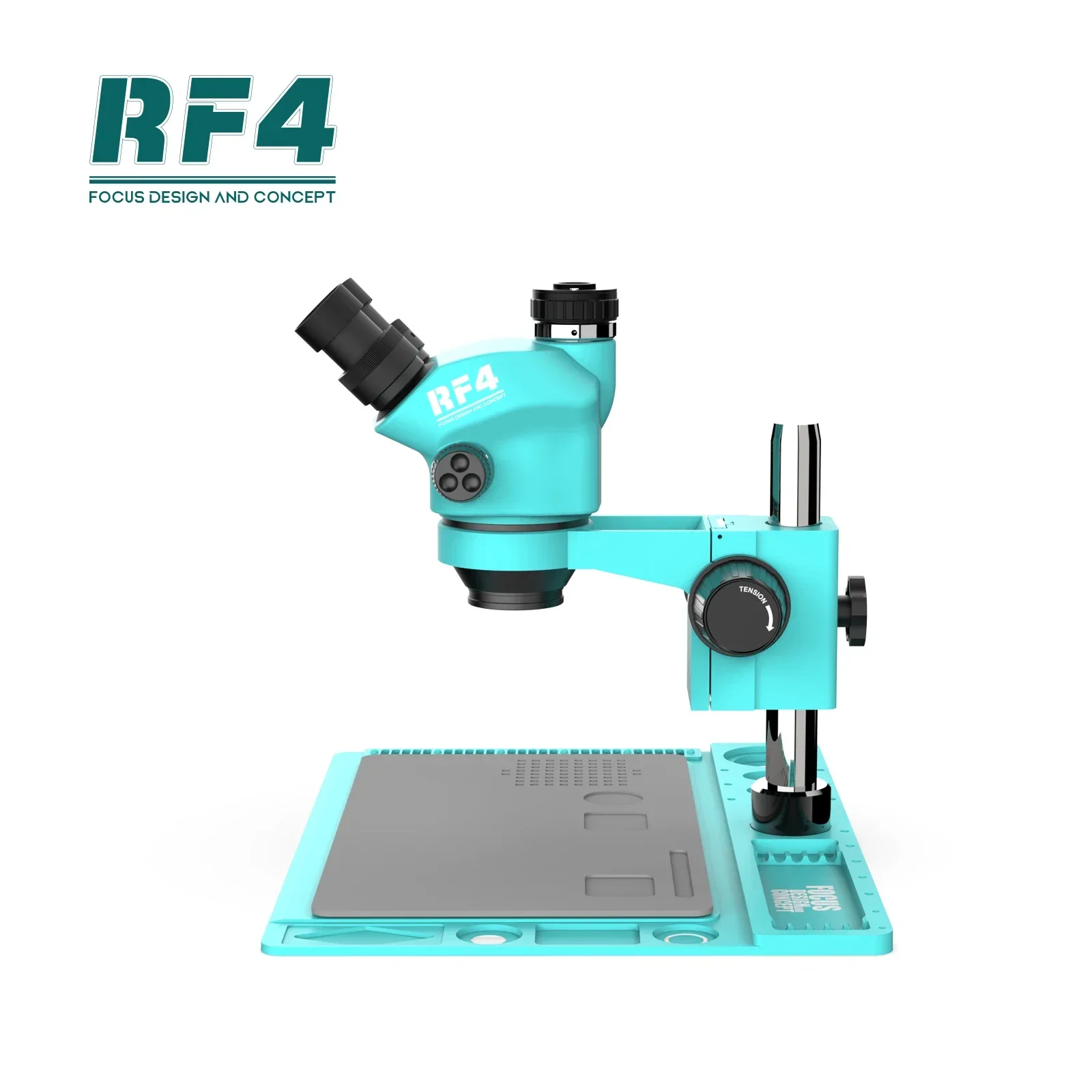 RF4 RF7050TVD2 7X-50X синхронное увеличение тринокулярный зум стереомикроскоп
