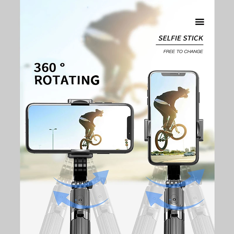 

Original 3 in 1 Handheld Stabilizer Selfie Stick Tripod With Remote Holder Selfie Stand L08 Anti-shake flexible Mini Tripods