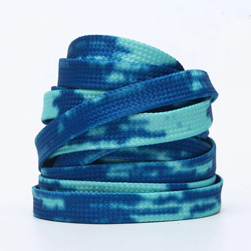 Flat Shoelaces Rainbow Color Shoe Laces Casual Canvas Shoes Colorful Shoelace Print Gradient Suitable For All Unisex 1 Pair