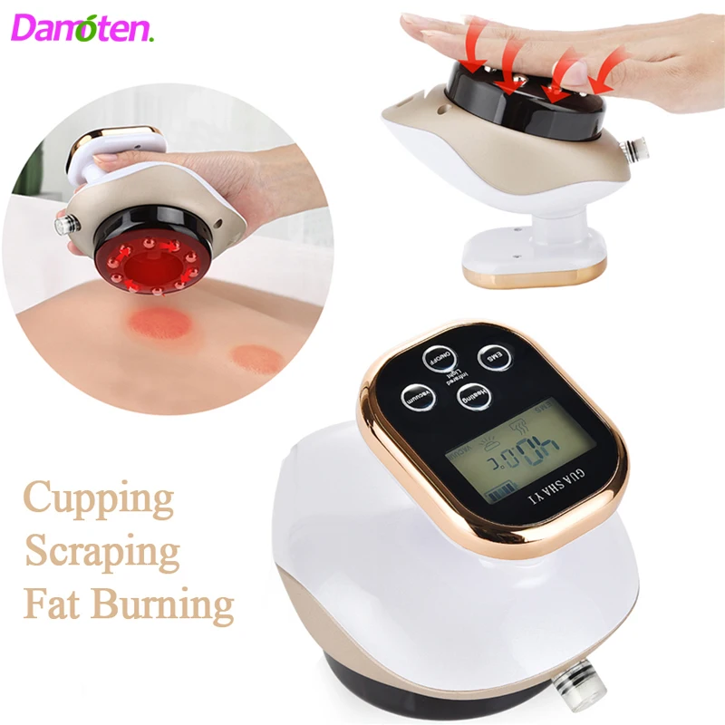 

Vacuum Massage Cupping Anti-Cellulite Slimming Suction Cup Infrared Heating Scraping Guasha Therapy Body Detoxification Care