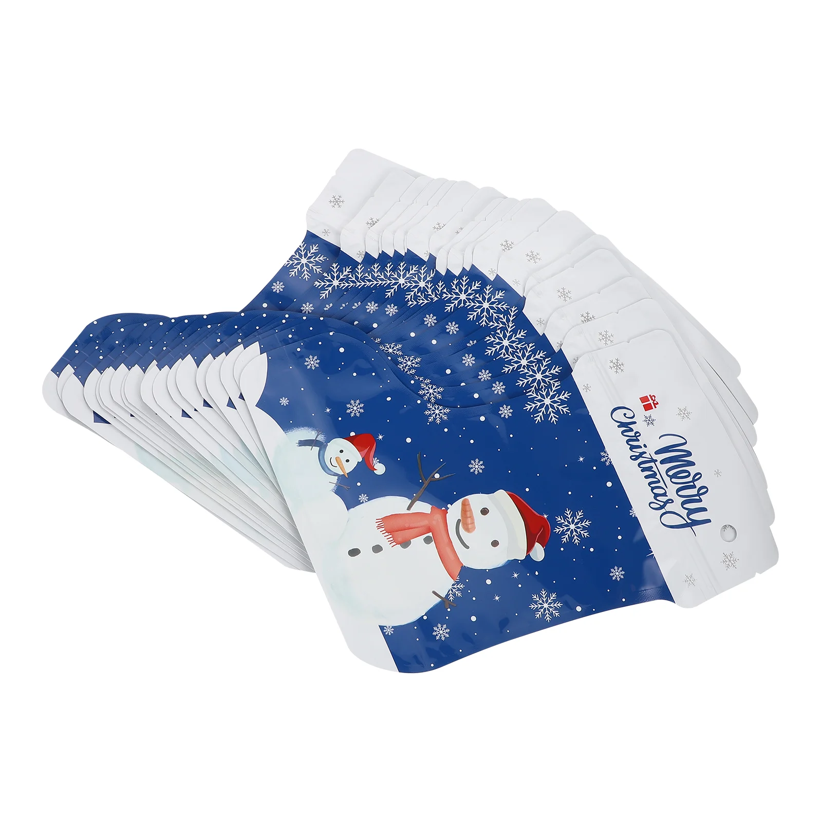 

Christmas Pouches Packingcandy Self Stocking Sealing Cookie Gift Wrapping Treat Festival Vintage Sock Holiday Biscuit Cellophane