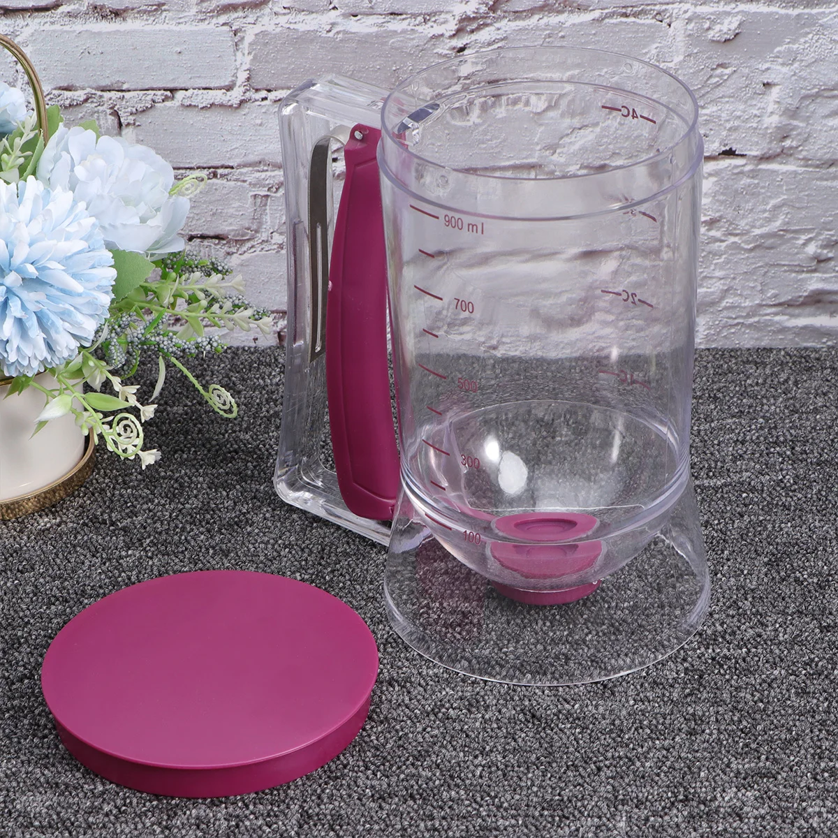 

Pancake Maker Dispenser Pourer Mix Dough Butter Separator Waffles Baked Goods