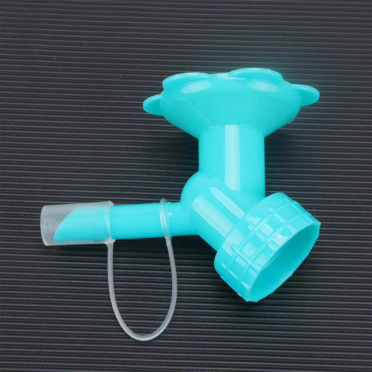

5pcs Bottle Cap Sprinkler Flower Waterer Mist Dual Plastic Hose Nozzle Flower Bonsai Watering Spray Spout for Sky Blue