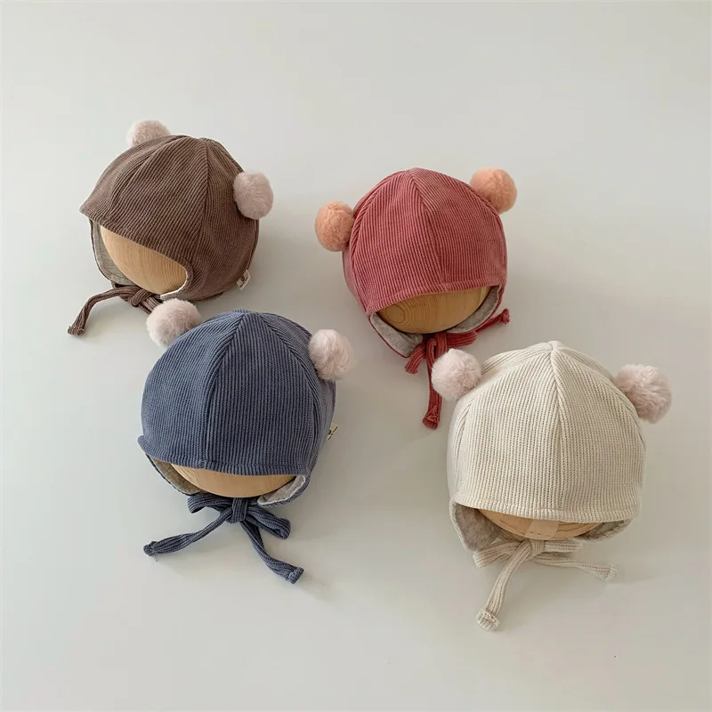 Фетальная шапка для новорожденных Осень-зима