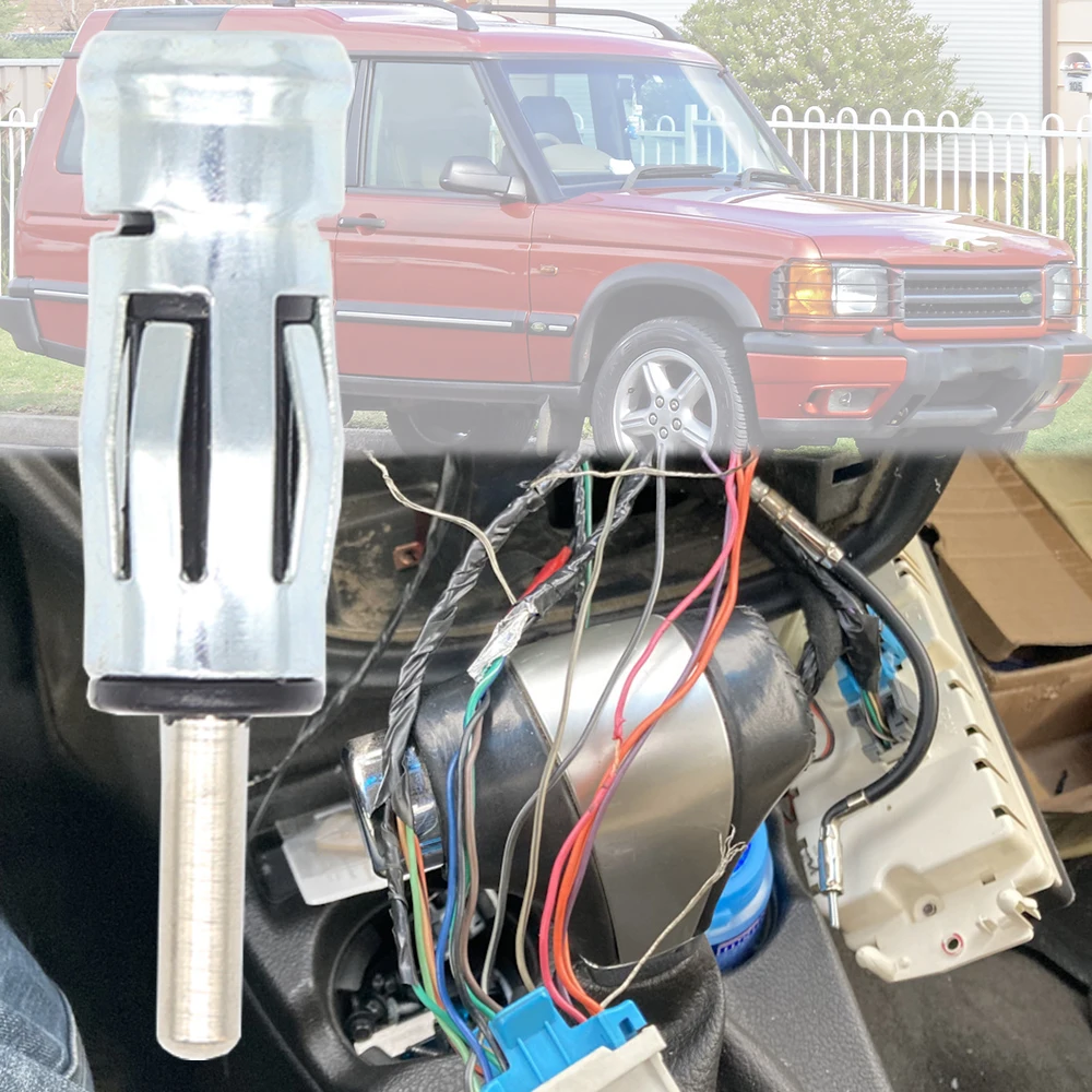 

For Land Rover Discovery 2 L318 1989 - 2004 Car Radio Stereo ISO To Din Male Aerial Antenna Mast Cable Adapter Connector Plug