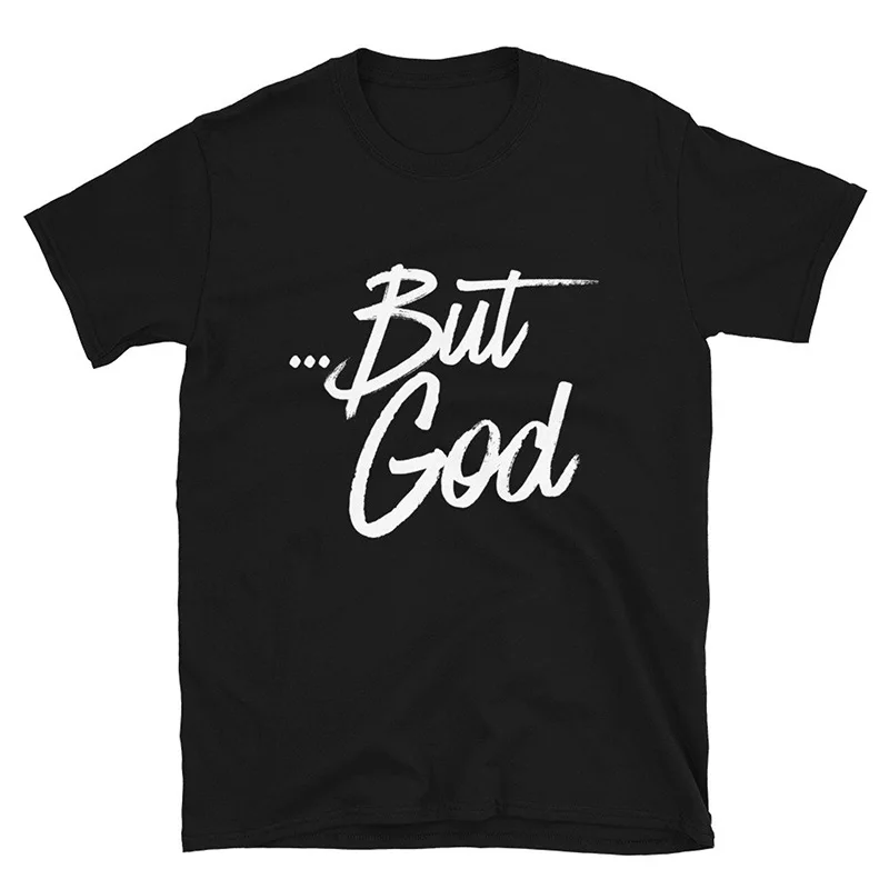 

2023 New Fashion Women God Shirt But God Personality Girl Shirts Contracted Matching Ladies Tee Avant-garde Trend Female T-shirt