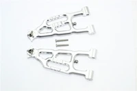 rc 16 aluminum alloy front lower suspension arm for losi super baja rey silver